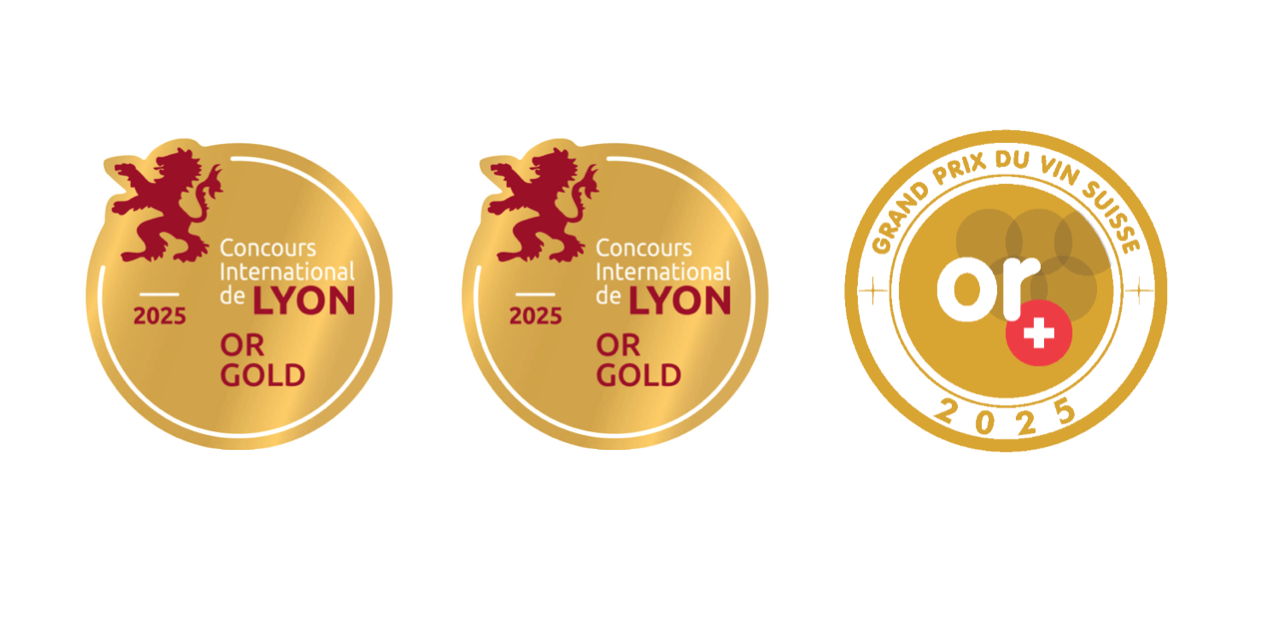 Councours International de Lyon Gold & Grand Prix du Vin Suisse Gold